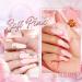 Rosalind Poly Nail Gel - 2PCs Pink Acrylic Nail Extension Gel Set (60ml) for DIY Nail Design | Quick Builder Polish - Buy Online on GoSupps.com