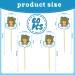 60 Pieces Teddy Bear Cupcake Cake Toppers Teddy Bear Themed Baby Shower Decorations Bear Cake Picks for Gender Reveal Baby Shower Party Decorations - Buy Online on GoSupps.com