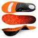 Plantar Fasciitis Arch Support Insoles - Welnove Heavy Duty High Arch Inserts Standing All Day Fatigue Reduce - Orthotic Cushions for Foot Pain Flat Feet Heel Spurs Man & Women Fit Most Shoes (M) Orange M: W10.5-12/M 9-10.5