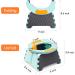 YUNHECAM Toddler Portable Potty Training Seat for Kids Baby Foldable Toilet Child Travel Potty in Car Camping Potty Chair Seat for Indoor Outdoor  with 60 Disposable Bags Blue - Buy Online on GoSupps.com