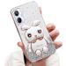 Tivenfezk Nadoli for Oppo Realme 10 4G Hase Hidden Stand Shell caricature glitter rabbits stand Soft silicone bling cell phone shell.