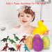 HOTLAKE Organic Dinosaur Bath Bombs for Kids - 16 Pack with Surprise Toys - Perfect Gift for Girls and Boys on Birthdays, Christmas, or Easter - Buy Online on GoSupps.com