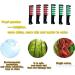 MPEEJ Temporary Hair Chalk Combs - Washable 6 Colors for Girls, Ages 4-10 | Perfect Gift for Birthday, Cosplay, Christmas Parties - Green and Red - Buy Online on GoSupps.com