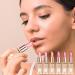 Travel-Size Lipstick Set Non-Sticky Lipstick Waterproof Long-Lasting Gloss for Women and Teens Wedding/Bride - Buy Online on GoSupps.com