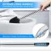 IXO Toilet Brush and Holder 2 Pack - 304 Stainless Steel, Extended Comfortable Handle, Durable Bowl Brush for Bathroom - Silver - Buy Online on GoSupps.com