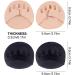Viksaun Invisible Toe Socks & Forefoot Pads - 6 Pairs Metatarsal Cushioning for High Heels | Comfortable Toe Liners & Fabric Support - Buy Online on GoSupps.com