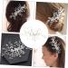 FRCOLOR 1pc hair comb Crystal Side Comb Wedding Hair Clips Wedding Headwear Jewelry Hair Styling Accessory Women Jewelry bridal headpieces for wedding diamond Miss Accessories manual alloy - Buy Online on GoSupps.com