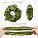 Lilysilk 100% Silk Hair Rings for Women - Eco-Friendly Ponytail Holders (2 Pack) in Avocado Green & Ivory - Soft Durable and Stylish - Buy Online on GoSupps.com