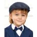 Mint Green Baby Flat Cap | Vintage Drivers Hat with Lining | Age 0-8 Years | Breathable & Soft | 6-12 Months | Sapphire Blue - Buy Online on GoSupps.com