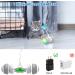Titipet Interactive Robotic Cat Toy - Auto Rechargeable Feather/Bird/Mouse Toy for Indoor Cats/Kittens - 360 Degree Self Rotating Ball - Buy Online on GoSupps.com