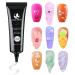 15g 3D Nail Gel Sculpting Gel Nail Art Glue for Nail Art Designs DIY Nail Craving Molding Gel for 3D Gel Nail Art Polish Painting Drawing Gel Sculpture Gel Nail Decoration Manicure Clear