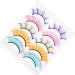 FOMIYES 25 Pairs Colored False Eyelashes Fake Lashes False Eyelashes Individual Winged Eyelashes Colorful Lashes Makeup Tools for Women Carnival Party Eyelashes Imitation Strip Extend - Buy Online on GoSupps.com