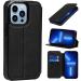 BRART Wallet Case for iPhone 13/13 Pro/13 Pro Max PU Leather Magnetic Protective Flip Case Cover with Credit Card Slot Viewing Stand Shockproof TPU (Color : Black Size : 13pro 6.1") 13pro 6.1" Black - Buy Online on GoSupps.com
