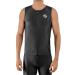 SLS3 Mens Triathlon Top - Triathlon Shirts Men - Tri Jerseys - Tri Top - Men's Tri Top - Sleeveless Bike Jersey FX Solid Black Large