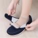 Men's Comfy Warm Diabetic Edema Shoes - Breathable Slip-On Sneakers with Adjustable Straps for Swollen Feet | Orthopedic Support in Blue - Perfect for Autumn & Winter - Buy Online on GoSupps.com