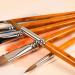Sable Watercolor Brushes - Professional Kolinsky 6pcs Set for Artists - Pointed Rounds, Cat Tongue, Oval Wash, Dagger - Watercolor, Acrylics, Inks, Gouache Painting - Yellow - Buy Online on GoSupps.com