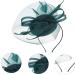 Baluue Women Banquet Hat Trendy Bridal Headdress Women Fascinator Wedding Topper Bride Hat Fascinators for Women Wedding Bride Fascinator Hat Outfits for Women Fascinator Clip Ladies Mesh Green 27x16cm Green - Buy Online on GoSupps.com