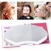 Kalolary 50 pcs hairdressing salon hairspray hair cut coloring transparent visor for haircut transparent visor facial protection for forehead eyes hair salon eyelashes or eyebrow protection