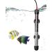 Netonda aquarium heating 120l 100W aquarium heating rod adjustable Aquarium heater with thermostat control heater for fish tanks and aquarium 60l to 120l (20-34 C 100W) 100 W-black