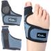 MHBH Bunion Corrector Unisex Toe Straightener Splint Brace with Adjustable Mesh Separator Relieves Bunion & Hallux Valgus Pain 2 Pairs Correction Metal Sheets
