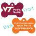 Virginia Tech Hokies 2-Sided Pet Id Dog Tag | Officially Licensed | Personalized for Your Pet