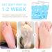 Effective Foot Peel Mask - 2 Pairs for Callus & Dead Skin Removal - Unisex Milk Foot Mask Socks - Buy Online on GoSupps.com