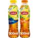 Lipton Lemon 500ml 12 pack & Lipton Peach 500ml 12 pack By shop4less