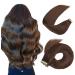Hotlulana tape extensions real hair dark brown extensions real hair 24 -inch/60cm 40pcs 100g invisible 100% natural tape in extensions real hair skin weft real hair extensions tape #2.#2 dark brown 60cm-24-inch (40 pack)