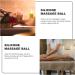 Healvian Peanut Massage Ball - Hand & Foot Massager Roller | Body Massager Device 12x6.3cm - Perfect for Yoga & Relaxation - Buy Online on GoSupps.com