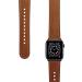 OUHENG Genuine Leather Band for Apple Watch SE Series 8-1, Retro Brown/Black 49mm-42mm - Buy Online on GoSupps.com