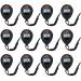 12 Pack Multi-Function Electronic Digital Sport Stopwatch Timer Large Display with Date Time and Alarm Function Suitable for Sports Coaches Fitness Coaches and Referees(Black)