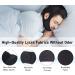 Mesh Anti-Snoring Mask with V-Face Strap - Prevent Snoring and Jaw Dislocation (Black) - Buy Online on GoSupps.com