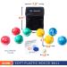 Rally and Roar Soft Rubber Bocce Ball Game Set - 8 Balls with Pallino, Carry Case, and Measuring Rope - Buy Online on GoSupps.com