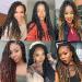 18 inch Passion Twist Water Wave Crochet Braids Hair - 7 Packs | Long Bohemian Locs | Synthetic Hair Extensions for Spring Twist and Fluffy Style - Buy Online on GoSupps.com