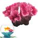 LTHhermelk aquarium corals ornaments artificial coral simulation coral plants landscape decoration for fish pools aquariums landscape decoration (pink)