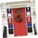 Gadpiparty 2 Pairs Walnut Soldier Front Door Decorations New Year Outdoor Banner Christmas Door Pendant - Buy Online on GoSupps.com