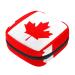 Sanitary Napkin Storage Bag Feminine Product Pouches Portable Period Kit Bag for Girls Women Ladies Canada Flag Maple Leaves