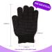 Teenitor Heat Resistant Gloves for Hair Styling - Silicone Bump Mitts for Curling & Flat Irons - Universal Fit, Black - Buy Online on GoSupps.com