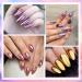 Rose Gold Chrome Nail Powder Set - Metallic Pigment with Pearl Effect and Holo Chrome D-Silver | BISHENGYF 6 Box - Buy Online on GoSupps.com