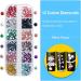 3 Boxes Nail Art Rhinestones & Gems Set - Clear Crystals Mix Sizes, 2 Picker Tools, Wooden Sticks, Tweezer - Buy Online on GoSupps.com