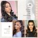 Feshfen 60cm Ponytail Hair Extension - Wavy Curly Synthetic Hairpiece for Women | Black to Brown Gradient - Buy Online on GoSupps.com