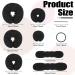 34-Piece Donut Hair Bun Maker Set with Bun Holders, Sponge Foam Buns, Elastic Bands, and Hair Pins for DIY Hairstyles - Buy Online on GoSupps.com
