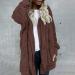 Hanxiulin Women's Fleece Jacket - Plush Long-Sleeved Stand-Up Collar Winter Coat - Cozy Quilted Bomber in Coffee #1 XL - Buy Online on GoSupps.com