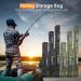 Lixada Portable Folding Fishing Rod Case - 130cm Army Green | Fishing Pole Storage Bag & Organizer - Buy Online on GoSupps.com