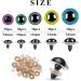 150pcs Large Safety Eyes for Amigurumi - DIY Puppets, Crafts, Stuffed Animals - Colorful Plastic Dolls Eyes for Crochet - Making Supplies - Buy Online on GoSupps.com