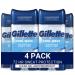 Gillette Clear Gel Mens Antiperspirant and Deodorant, 72-Hour Sweat Protection, Cool Wave, #1 Clear Gel Brand for Men, 3.8 oz (Pack of 4) Cool Wave(Pack of 4)