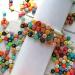 Amaney 1000pcs 4x7mm Round Colorful Acrylic Letter Beads with Gold Alphabet for Jewelry Making - Buy Online on GoSupps.com