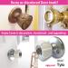 Non-Slip Door Knob Cover Grips for Arthritis & Senior Living - 4 Pack (White Tylo) - Buy Online on GoSupps.com