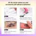 Buy Wispy Lash Clusters - 200pcs Self Adhesive Eyelash Strips for DIY C Curl Extensions | TOOCHUNAG 21F-Cat Eye - Buy Online on GoSupps.com