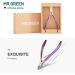 MR.GREEN Stainless Steel Cuticle Scissors Nail Care Tools Sharp Cuticle Trimmer for Women or Men Manicure & Pedicure Tools (Colored Titanium) Multi 3 - Buy Online on GoSupps.com